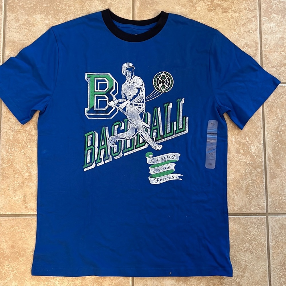NWT GAP baseball Royal blue T shirt is great for baseball players and fans.